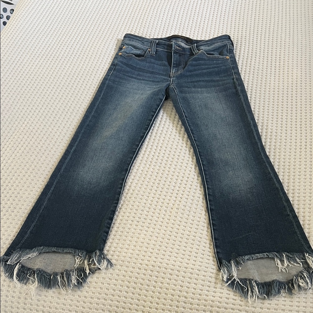 Liverpool Women's Flare Jeans in Dark Blue